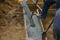 Click to view album: Footing Pour - 4/16/2010
